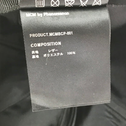 【中古品】【メンズ】 MCM エムシーエム × PHENOMENON フェノメノン LEATHER CAPMCMBCP-001 レザー キャップ 帽子 185-260611-rt-09-tagh カラー：ブラウン 万代Net店