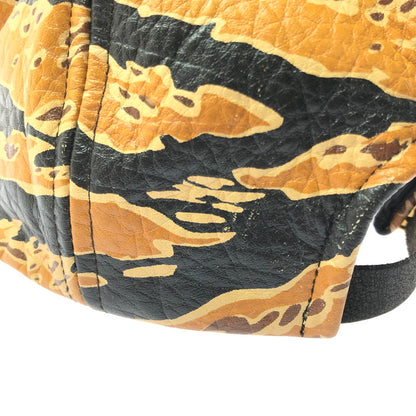 【中古品】【メンズ】 MCM エムシーエム ×PHENOMENON フェノメノン LEATHER CAP 1379-343-0319 レザー キャップ 帽子 185-260620-na-02-tagh カラー：カモ 万代Net店