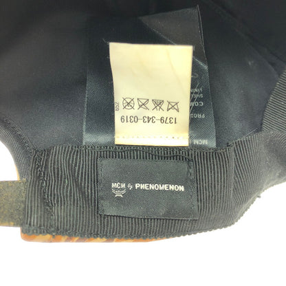 【中古品】【メンズ】 MCM エムシーエム ×PHENOMENON フェノメノン LEATHER CAP 1379-343-0319 レザー キャップ 帽子 185-260620-na-02-tagh カラー：カモ 万代Net店