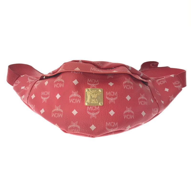 【中古品】【メンズ】 MCM エムシーエム × TISA PHENOMENON ティサ フェノメノン BODY BAG TAZBG-010 日本製 ボディーバッグ カバン 180-260611-rt-06-tagh カラー：レッド 万代Net店