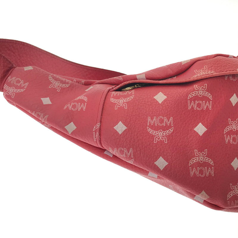 【中古品】【メンズ】 MCM エムシーエム × TISA PHENOMENON ティサ フェノメノン BODY BAG TAZBG-010 日本製 ボディーバッグ カバン 180-260611-rt-06-tagh カラー：レッド 万代Net店