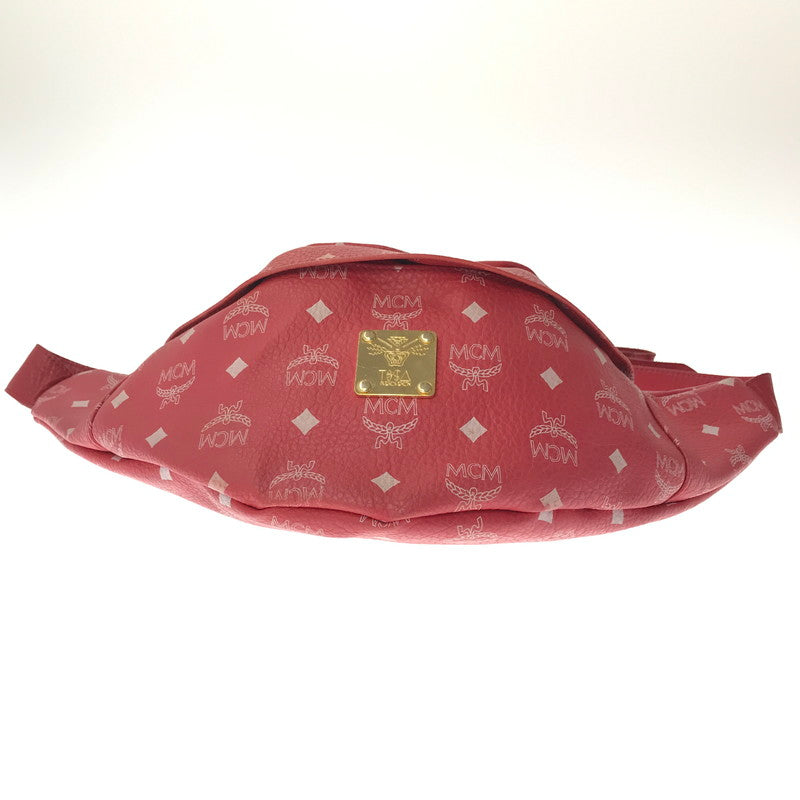 【中古品】【メンズ】 MCM エムシーエム × TISA PHENOMENON ティサ フェノメノン BODY BAG TAZBG-010 日本製 ボディーバッグ カバン 180-260611-rt-06-tagh カラー：レッド 万代Net店