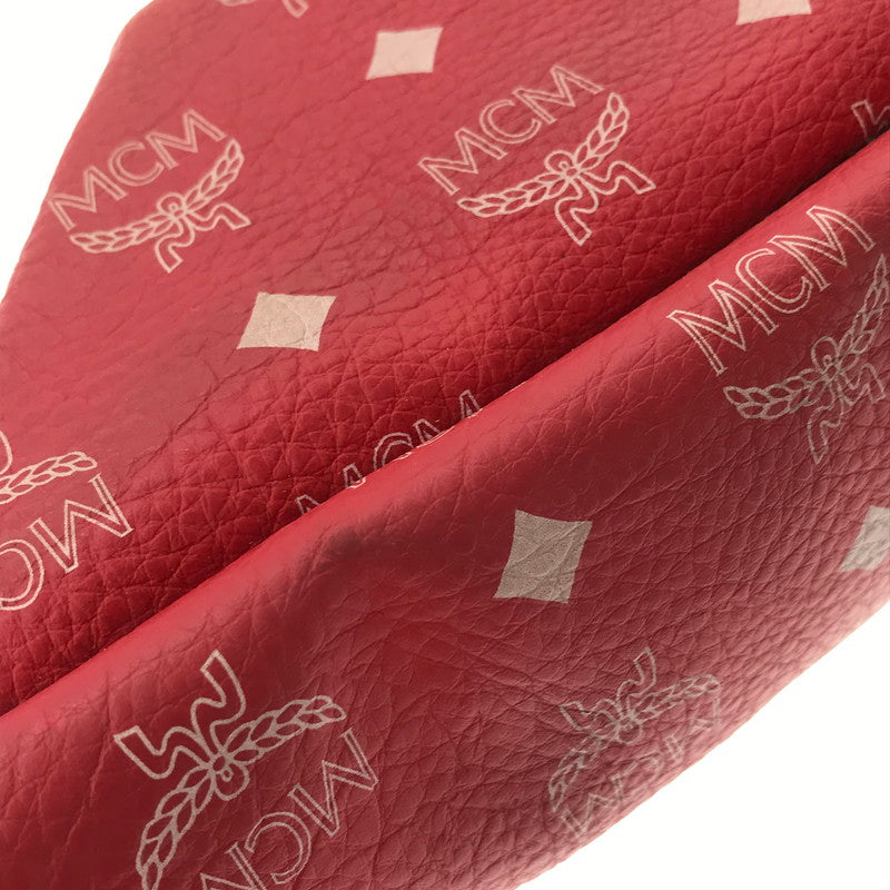 【中古品】【メンズ】 MCM エムシーエム × TISA PHENOMENON ティサ フェノメノン BODY BAG TAZBG-010 日本製 ボディーバッグ カバン 180-260611-rt-06-tagh カラー：レッド 万代Net店