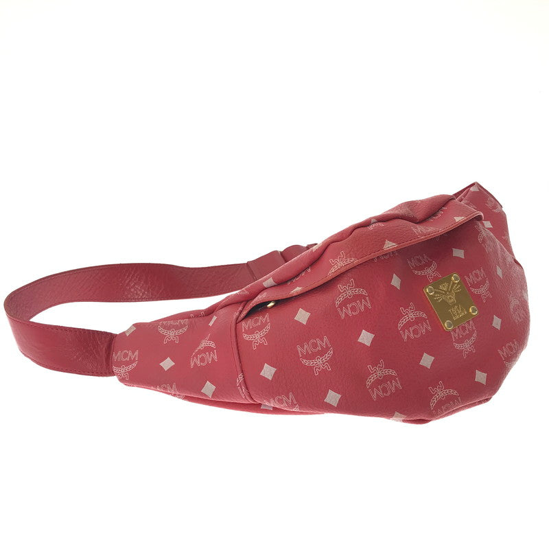 【中古品】【メンズ】 MCM エムシーエム × TISA PHENOMENON ティサ フェノメノン BODY BAG TAZBG-010 日本製 ボディーバッグ カバン 180-260611-rt-06-tagh カラー：レッド 万代Net店