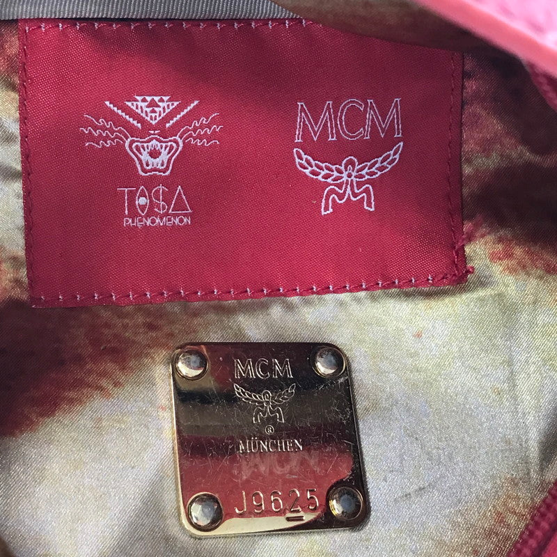 【中古品】【メンズ】 MCM エムシーエム × TISA PHENOMENON ティサ フェノメノン BODY BAG TAZBG-010 日本製 ボディーバッグ カバン 180-260611-rt-06-tagh カラー：レッド 万代Net店