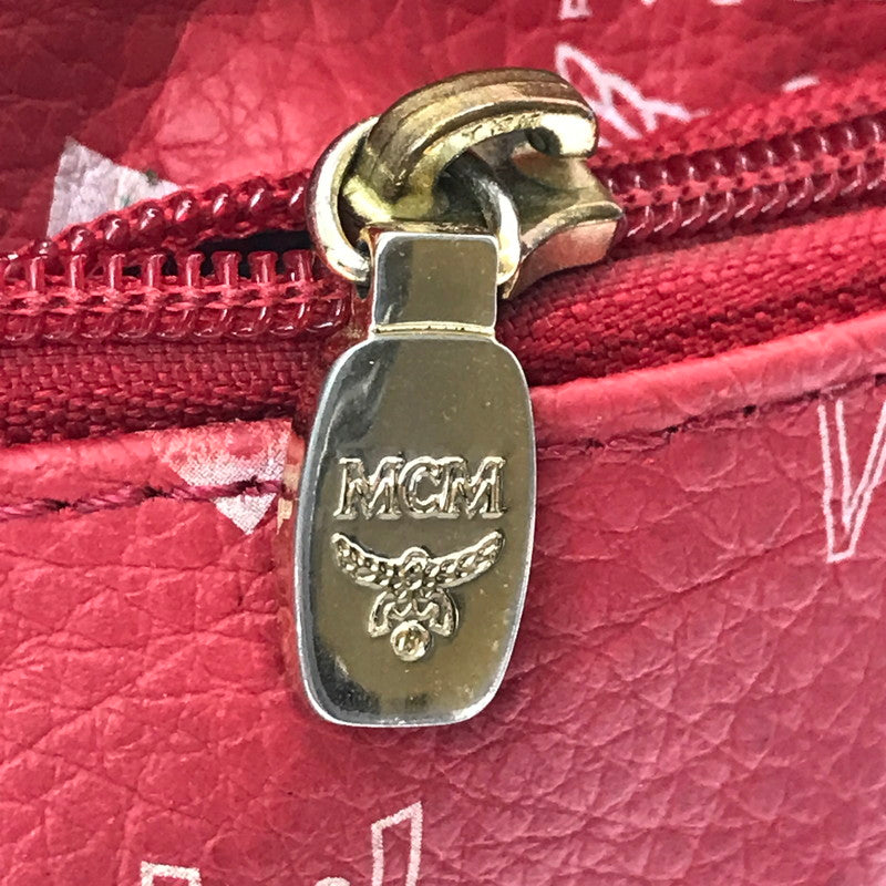 【中古品】【メンズ】 MCM エムシーエム × TISA PHENOMENON ティサ フェノメノン BODY BAG TAZBG-010 日本製 ボディーバッグ カバン 180-260611-rt-06-tagh カラー：レッド 万代Net店