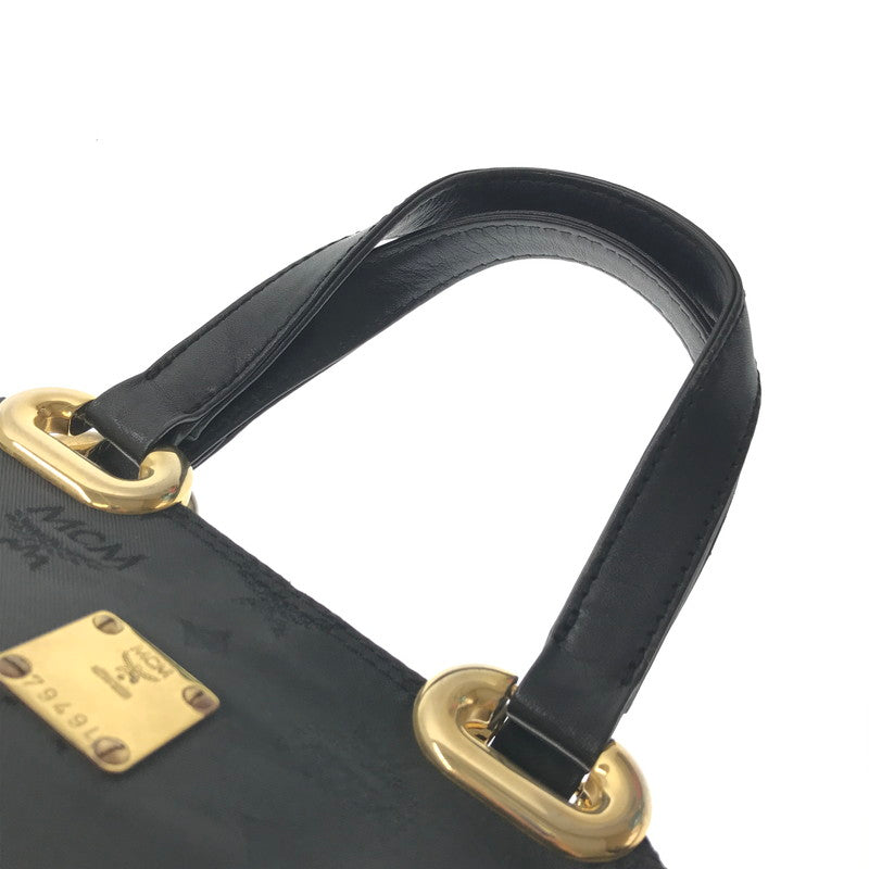 【中古品】【レディース】 MCM エムシーエム NYLON MINI HAND BAG ナイロン ミニ ハンド バッグ カバン 180-260611-rt-08-tagh カラー：ブラック 万代Net店