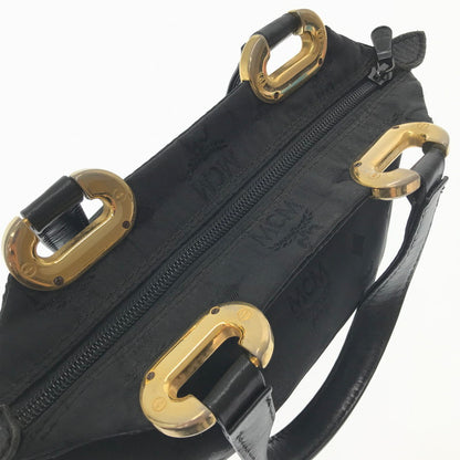 【中古品】【レディース】 MCM エムシーエム NYLON MINI HAND BAG ナイロン ミニ ハンド バッグ カバン 180-260611-rt-08-tagh カラー：ブラック 万代Net店