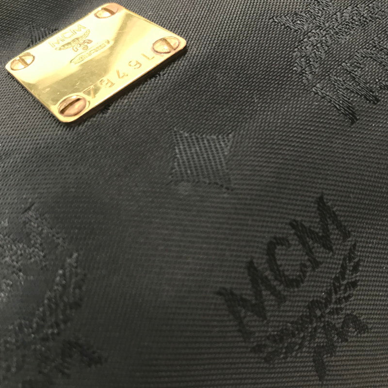 【中古品】【レディース】 MCM エムシーエム NYLON MINI HAND BAG ナイロン ミニ ハンド バッグ カバン 180-260611-rt-08-tagh カラー：ブラック 万代Net店