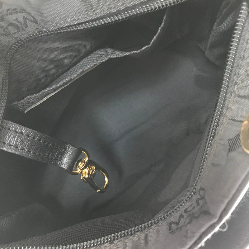 【中古品】【レディース】 MCM エムシーエム NYLON MINI HAND BAG ナイロン ミニ ハンド バッグ カバン 180-260611-rt-08-tagh カラー：ブラック 万代Net店