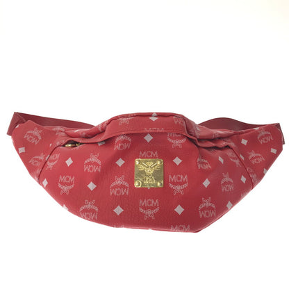 【中古品】【メンズ】 MCM エムシーエム × TISA PHENOMENON ティサ フェノメノン BODY BAG TAZBG-010 ボディー バッグ カバン 180-260611-rt-04-tagh カラー：レッド 万代Net店