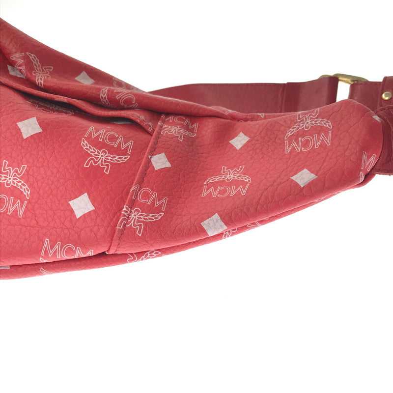 【中古品】【メンズ】 MCM エムシーエム × TISA PHENOMENON ティサ フェノメノン BODY BAG TAZBG-010 ボディー バッグ カバン 180-260611-rt-04-tagh カラー：レッド 万代Net店