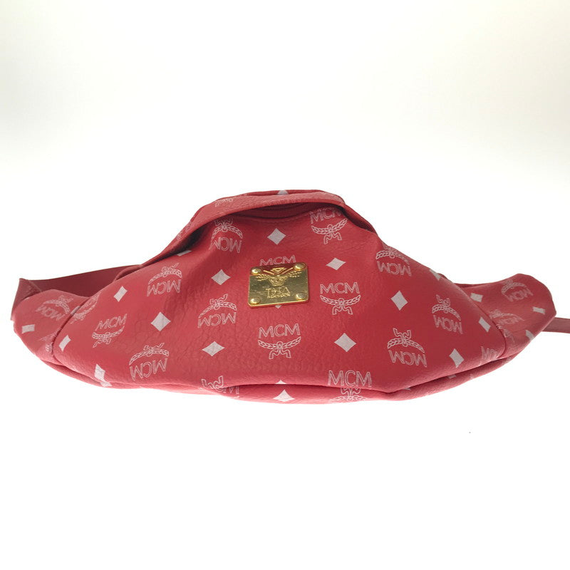 【中古品】【メンズ】 MCM エムシーエム × TISA PHENOMENON ティサ フェノメノン BODY BAG TAZBG-010 ボディー バッグ カバン 180-260611-rt-04-tagh カラー：レッド 万代Net店