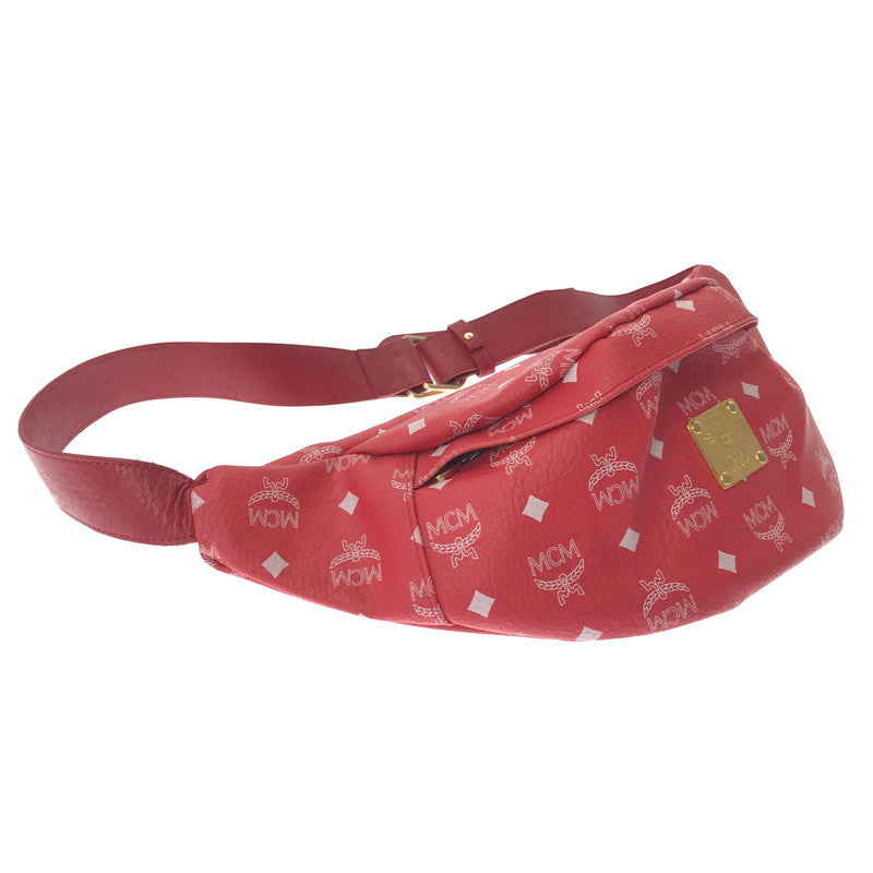 【中古品】【メンズ】 MCM エムシーエム × TISA PHENOMENON ティサ フェノメノン BODY BAG TAZBG-010 ボディー バッグ カバン 180-260611-rt-04-tagh カラー：レッド 万代Net店