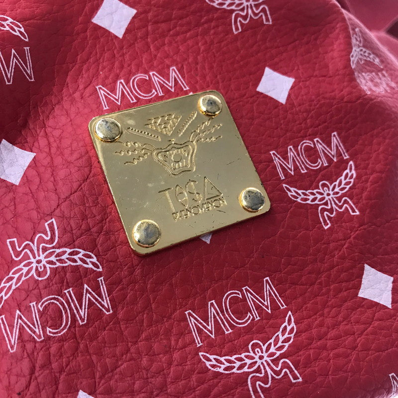 【中古品】【メンズ】 MCM エムシーエム × TISA PHENOMENON ティサ フェノメノン BODY BAG TAZBG-010 ボディー バッグ カバン 180-260611-rt-04-tagh カラー：レッド 万代Net店