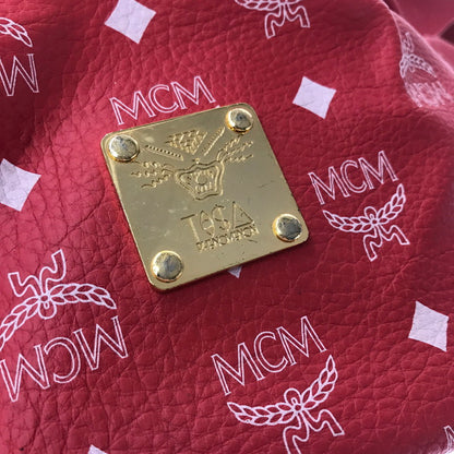 【中古品】【メンズ】 MCM エムシーエム × TISA PHENOMENON ティサ フェノメノン BODY BAG TAZBG-010 ボディー バッグ カバン 180-260611-rt-04-tagh カラー：レッド 万代Net店