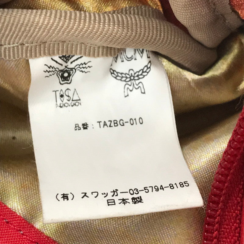 【中古品】【メンズ】 MCM エムシーエム × TISA PHENOMENON ティサ フェノメノン BODY BAG TAZBG-010 ボディー バッグ カバン 180-260611-rt-04-tagh カラー：レッド 万代Net店