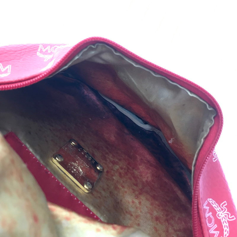 【中古品】【メンズ】 MCM エムシーエム × TISA PHENOMENON ティサ フェノメノン BODY BAG TAZBG-010 ボディー バッグ カバン 180-260611-rt-04-tagh カラー：レッド 万代Net店