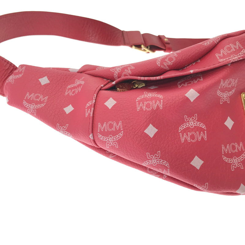 【中古品】【メンズ】 MCM エムシーエム × TISA PHENOMENON ティサ フェノメノン BODY BAG TAZBG-010 ボディーバッグ カバン 180-260611-rt-05-tagh カラー：レッド 万代Net店