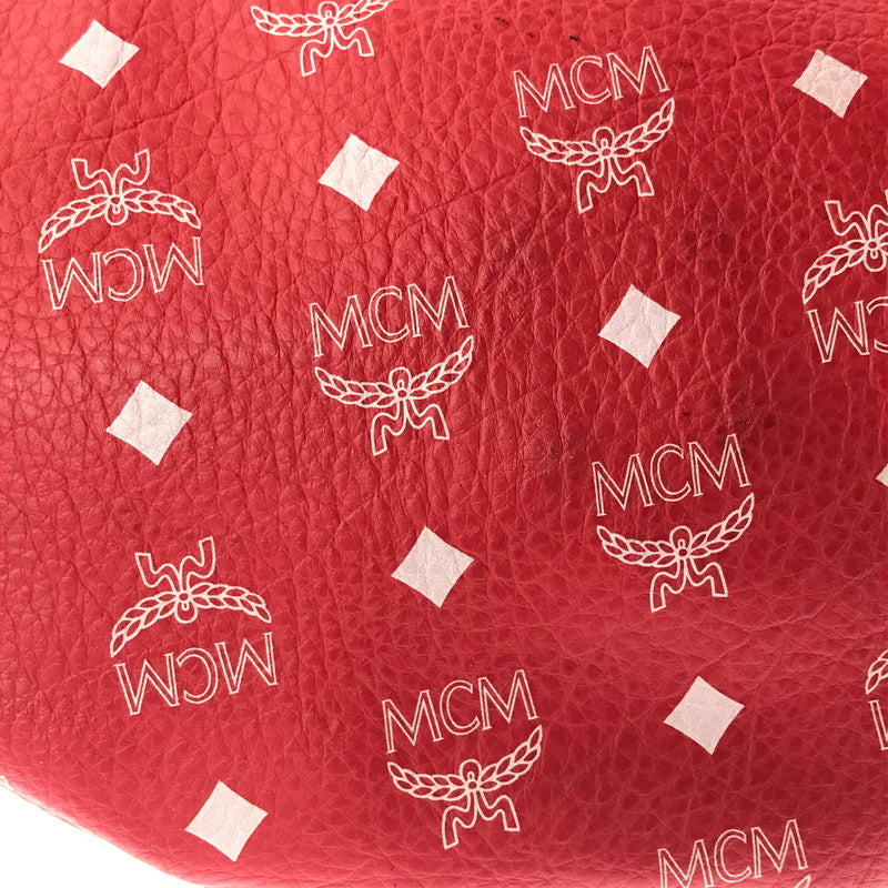 【中古品】【メンズ】 MCM エムシーエム × TISA PHENOMENON ティサ フェノメノン BODY BAG TAZBG-010 ボディーバッグ カバン 180-260611-rt-05-tagh カラー：レッド 万代Net店