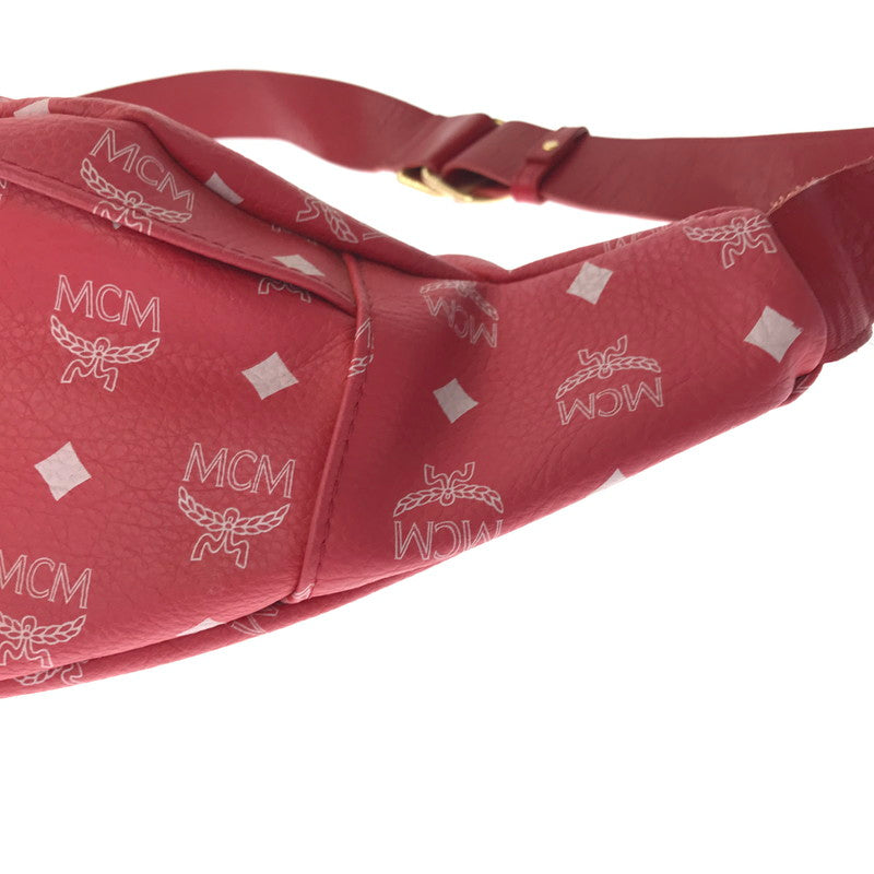【中古品】【メンズ】 MCM エムシーエム × TISA PHENOMENON ティサ フェノメノン BODY BAG TAZBG-010 ボディーバッグ カバン 180-260611-rt-05-tagh カラー：レッド 万代Net店