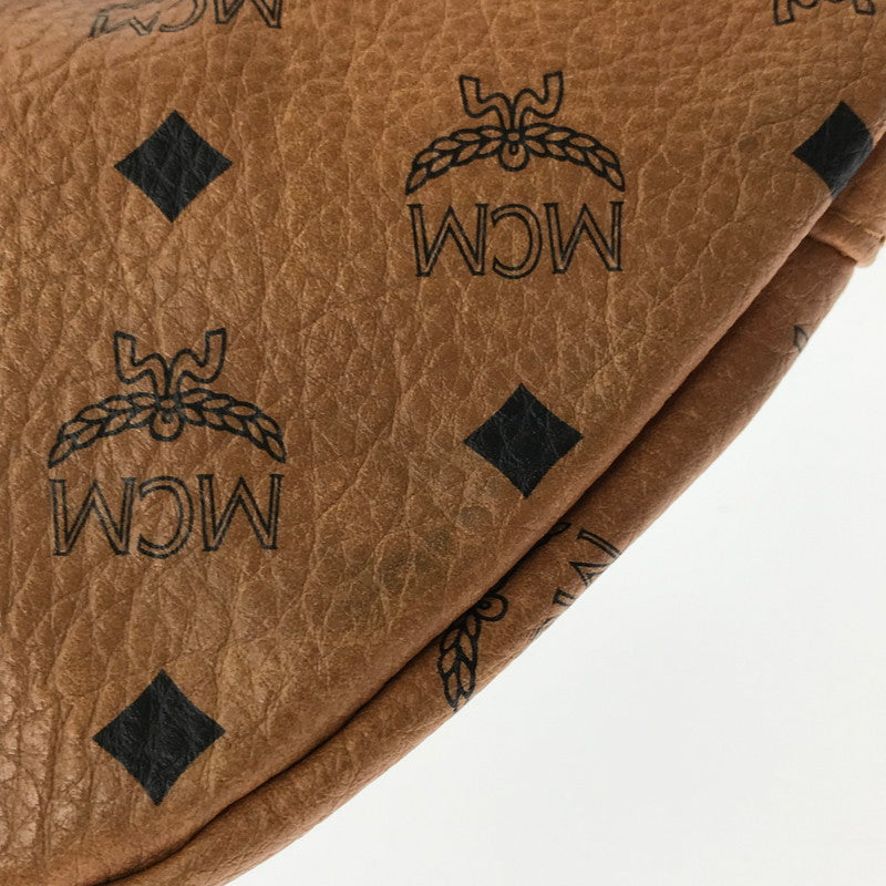 【中古品】【メンズ】 MCM エムシーエム × TISA PHENOMENON ティサ フェノメノン STUDS BODY BAG TAZBG-009 日本製 スタッズ ボディー バッグ カバン 180-260611-rt-03-tagh カラー：ブラウン 万代Net店