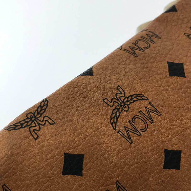 【中古品】【メンズ】 MCM エムシーエム × TISA PHENOMENON ティサ フェノメノン STUDS BODY BAG TAZBG-009 日本製 スタッズ ボディー バッグ カバン 180-260611-rt-03-tagh カラー：ブラウン 万代Net店