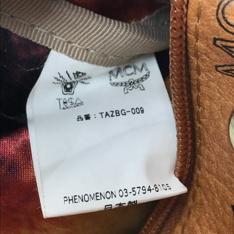【中古品】【メンズ】 MCM エムシーエム × TISA PHENOMENON ティサ フェノメノン STUDS BODY BAG TAZBG-009 日本製 スタッズ ボディー バッグ カバン 180-260611-rt-03-tagh カラー：ブラウン 万代Net店
