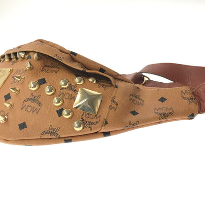 【中古品】【メンズ】 MCM エムシーエム × TISA PHENOMENON ティサ フェノメノン STUDS BODY BAG TAZBG-009 日本製 スタッズ ボディー バッグ カバン 180-260611-rt-03-tagh カラー：ブラウン 万代Net店