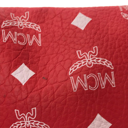 【中古品】【メンズ】 MCM エムシーエム × TISA PHENOMENON ティサ フェノメノン STUDS BODY BAG TAZBG-009 日本製 ボディー バッグ カバン 180-260611-rt-07-tagh カラー：レッド 万代Net店