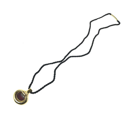 【中古品】【メンズ】 OLD HERMES オールド エルメス PERFUME BOTTLE NECKLACE パヒューム ボトル モチーフ ペンダント ネックレス アクセサリー 182-260607-na-16-tagh カラー：ブラック/ゴールド 万代Net店