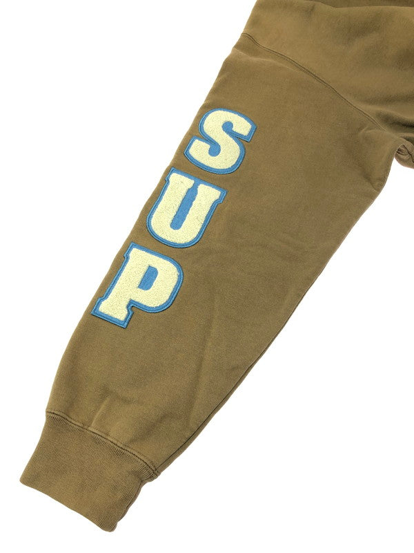 【中古品】【メンズ】 SUPREME シュプリーム 22SS TEAM CHENILLE HOODED SHIRT チーム シェニール パーカー トップス 149-260610-rt-09-tagh サイズ：L カラー：ブラウン 万代Net店