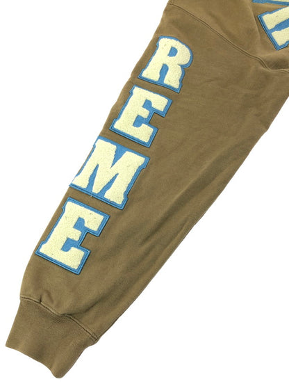 【中古品】【メンズ】 SUPREME シュプリーム 22SS TEAM CHENILLE HOODED SHIRT チーム シェニール パーカー トップス 149-260610-rt-09-tagh サイズ：L カラー：ブラウン 万代Net店