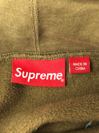 【中古品】【メンズ】 SUPREME シュプリーム 22SS TEAM CHENILLE HOODED SHIRT チーム シェニール パーカー トップス 149-260610-rt-09-tagh サイズ：L カラー：ブラウン 万代Net店