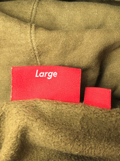 【中古品】【メンズ】 SUPREME シュプリーム 22SS TEAM CHENILLE HOODED SHIRT チーム シェニール パーカー トップス 149-260610-rt-09-tagh サイズ：L カラー：ブラウン 万代Net店