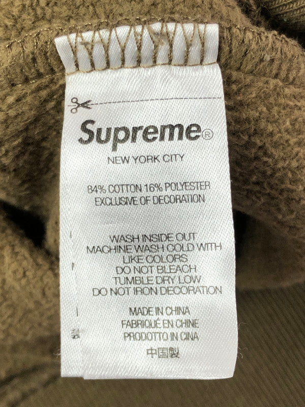 【中古品】【メンズ】 SUPREME シュプリーム 22SS TEAM CHENILLE HOODED SHIRT チーム シェニール パーカー トップス 149-260610-rt-09-tagh サイズ：L カラー：ブラウン 万代Net店