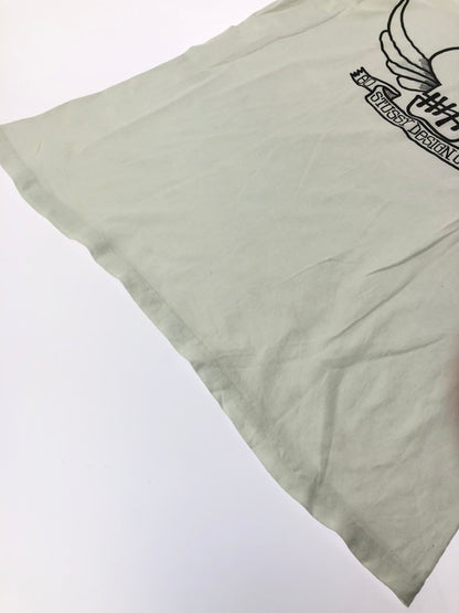 【中古品】【メンズ】 STUSSY ステューシー SKULL WING TEE スカル ウィング Tシャツ USA製 トップス 142-260611-rt-22-tagh サイズ：L カラー：ホワイト 万代Net店