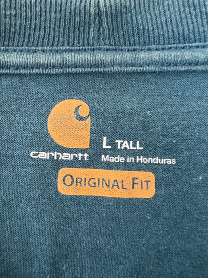 【現状渡し品】【メンズ】 Carhartt カーハート POCKET S/S TEE K87-984 ポケット ショートスリーブ Tシャツ 半袖 トップス 178-260620-kk-06-hon カラー：STREAM BLUE 万代Net店