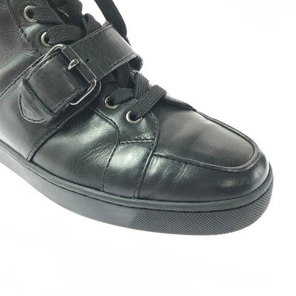 【中古品】【メンズ】 CHRISTIAN LOUBOUTIN クリスチャン ルブタン ハイカット スニーカー 靴 183-260622-na-20-tagh サイズ：40 カラー：BLACK 万代Net店