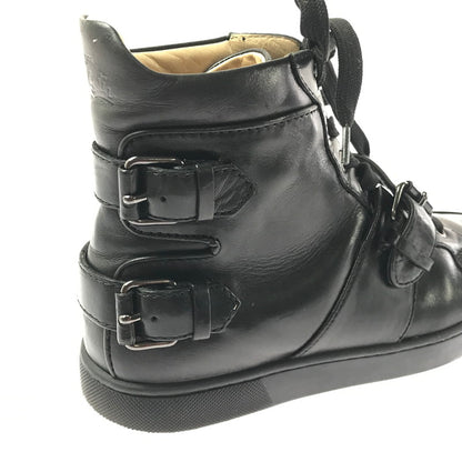【中古品】【メンズ】 CHRISTIAN LOUBOUTIN クリスチャン ルブタン ハイカット スニーカー 靴 183-260622-na-20-tagh サイズ：40 カラー：BLACK 万代Net店