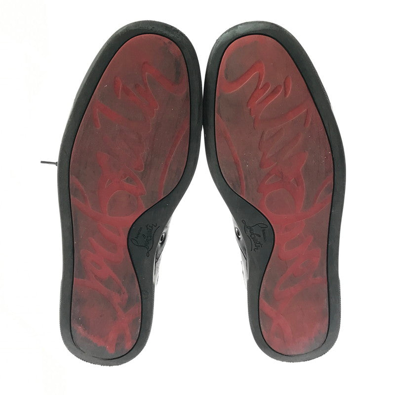 【中古品】【メンズ】 CHRISTIAN LOUBOUTIN クリスチャン ルブタン ハイカット スニーカー 靴 183-260622-na-20-tagh サイズ：40 カラー：BLACK 万代Net店