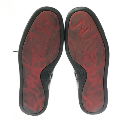 【中古品】【メンズ】 CHRISTIAN LOUBOUTIN クリスチャン ルブタン ハイカット スニーカー 靴 183-260622-na-20-tagh サイズ：40 カラー：BLACK 万代Net店