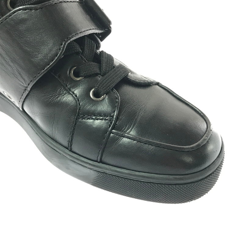 【中古品】【メンズ】 CHRISTIAN LOUBOUTIN クリスチャン ルブタン ハイカット スニーカー 靴 183-260622-na-20-tagh サイズ：40 カラー：BLACK 万代Net店