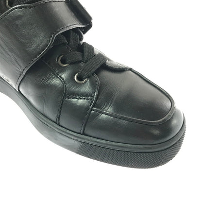 【中古品】【メンズ】 CHRISTIAN LOUBOUTIN クリスチャン ルブタン ハイカット スニーカー 靴 183-260622-na-20-tagh サイズ：40 カラー：BLACK 万代Net店