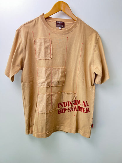 【中古品】【メンズ】 291295=HOMME ニキュウイチニゴオム PATCHWORK MULTI POCKET TEE 524-2001 パッチワーク マルチポケット Tシャツ 半袖 トップス 178-260620-kk-07-hon サイズ：3 カラー：ベージュ 万代Net店