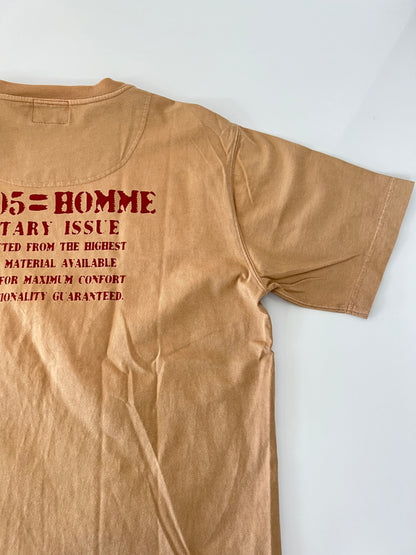 【中古品】【メンズ】 291295=HOMME ニキュウイチニゴオム PATCHWORK MULTI POCKET TEE 524-2001 パッチワーク マルチポケット Tシャツ 半袖 トップス 178-260620-kk-07-hon サイズ：3 カラー：ベージュ 万代Net店
