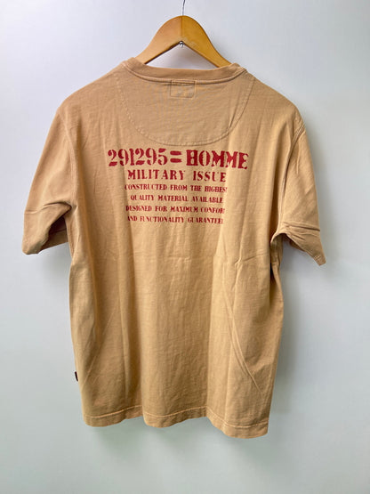 【中古品】【メンズ】 291295=HOMME ニキュウイチニゴオム PATCHWORK MULTI POCKET TEE 524-2001 パッチワーク マルチポケット Tシャツ 半袖 トップス 178-260620-kk-07-hon サイズ：3 カラー：ベージュ 万代Net店