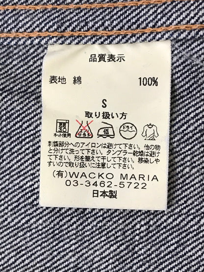 【中古品】【メンズ】 WACKO MARIA ワコマリア DENIM JACKET デニムジャケット ライトアウター 142-260707-na-04-tagh サイズ：S カラー：インディゴ 万代Net店