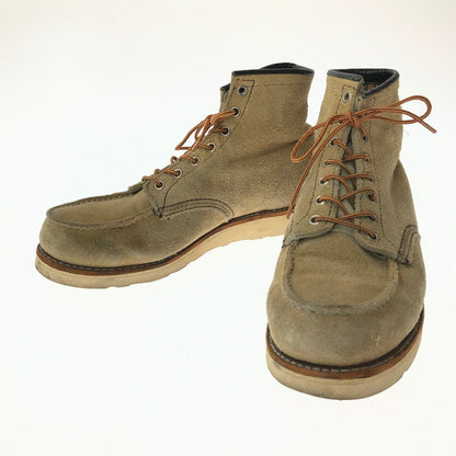 【中古品】【メンズ】 RED WING レッドウィング 90's 6-INCH CLASSIC MOC 8173 クラシック モック ブーツ 刺繍羽タグ 靴 165-260620-rt-15-tagh サイズ：9E カラー：キャメル 万代Net店