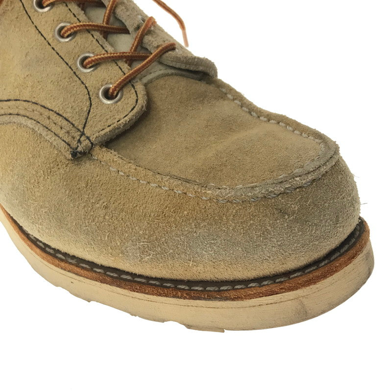 【中古品】【メンズ】 RED WING レッドウィング 90's 6-INCH CLASSIC MOC 8173 クラシック モック ブーツ 刺繍羽タグ 靴 165-260620-rt-15-tagh サイズ：9E カラー：キャメル 万代Net店